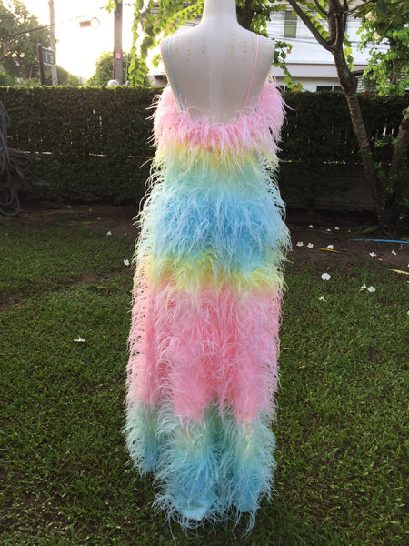Felicia rainbow  dress