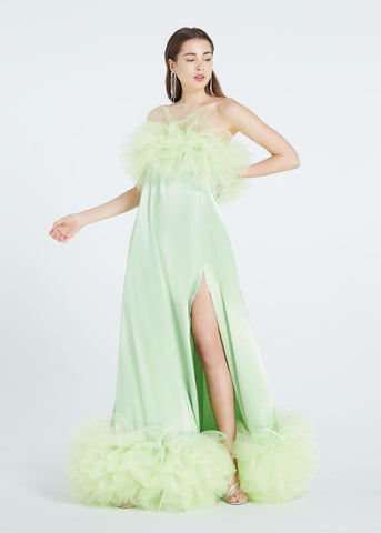 SGinstar Jess green tulle dress for women