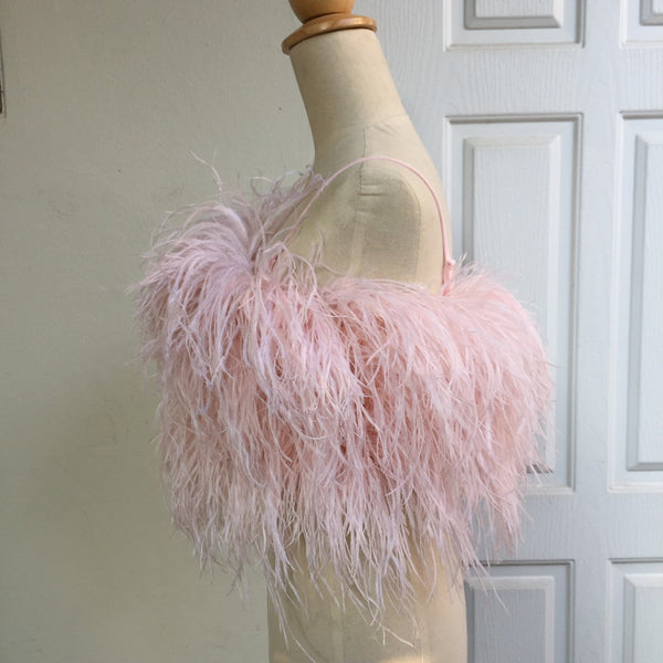 SGinstar Gina Pale Pink Feather Top